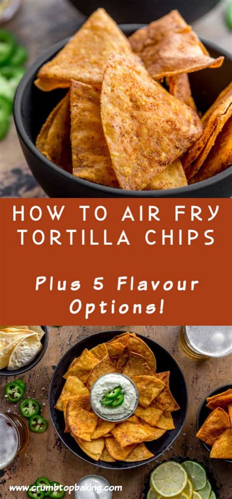 Your favorite mexican tortilla chips made healthier with no oil using an air fryer! Learn how to make air fryer tortilla chips for a healthier ...