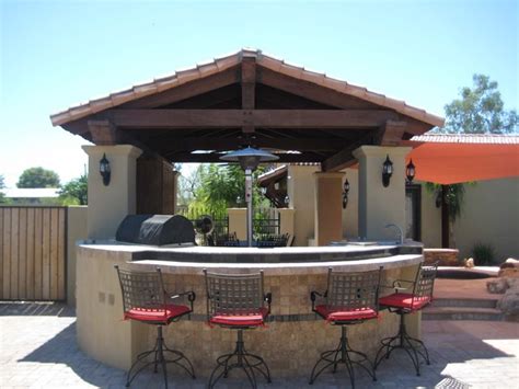 Designing your outdoor space for it is so important. Remodel- Patio BBQ - Mediterranean - Patio - Phoenix - by ...