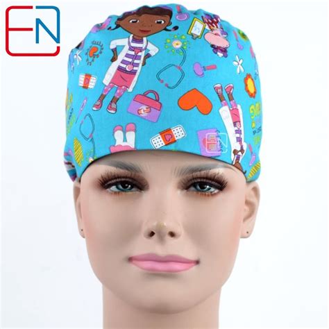 hennar new long hair surgical caps with sweatband doctors and nurses 100 cotton scrub caps