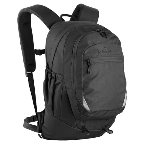 Kathmandu Black Backpack With Extra Front Pocket Png Image Black