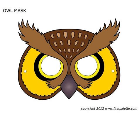 Let The Kids Make This Printable Owl Mask And See All Of The Fun They