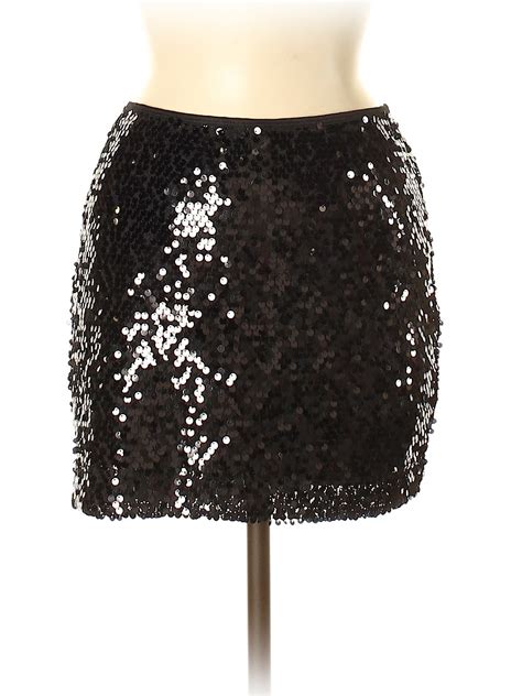 Express Women Black Formal Skirt M Ebay