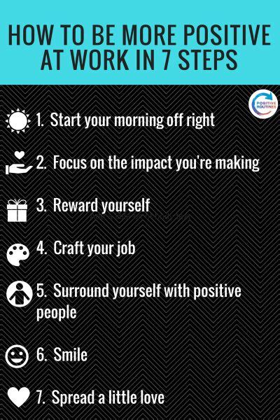 Sometimes it can be hard to stay positive in life when you are drowning in the waters of negativity. how-to-be-more-positive-at-work-in-7-steps - Positive Routines
