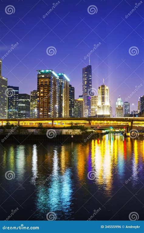 Chicago Downtown Cityscape Royalty Free Stock Image Image 34555996