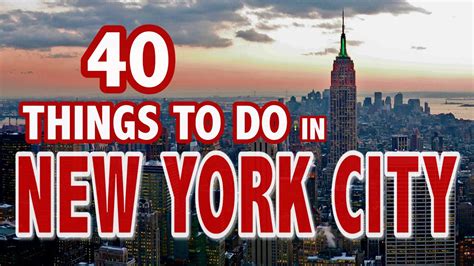 40 Best Things To Do In New York City ♥ New York City Travel Guide