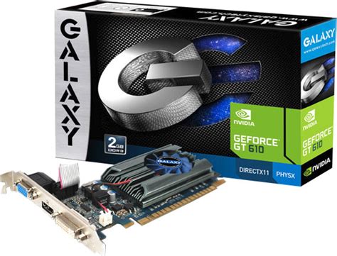 Galaxy Nvidia Geforce Gt 610 2 Gb Ddr3 Graphics Card Galaxy