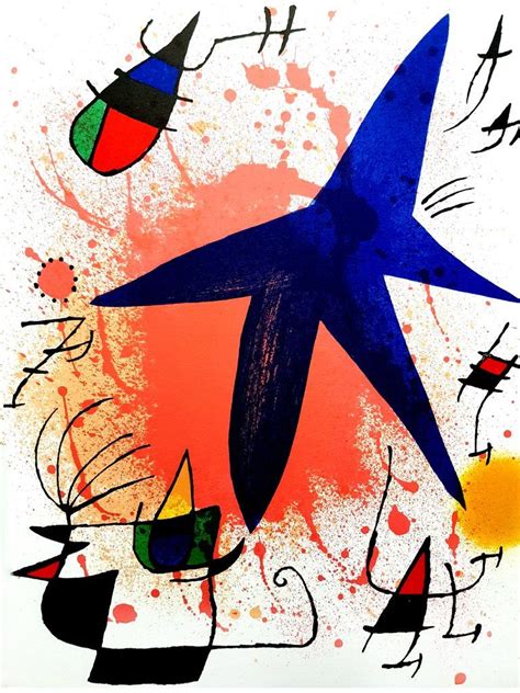 Joan Miró Joan Miro Original Abstract Lithograph In 2021 Joan