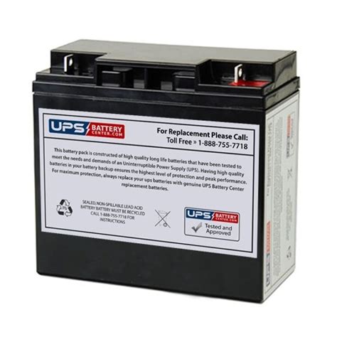 12v 20ah Deep Cycle Battery With F3 Nut And Bolt Terminals