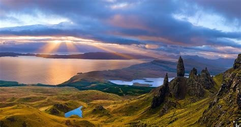 A Sunrise Over Isle Of Sky Scotland 5000x2640 Not Oc Scotland