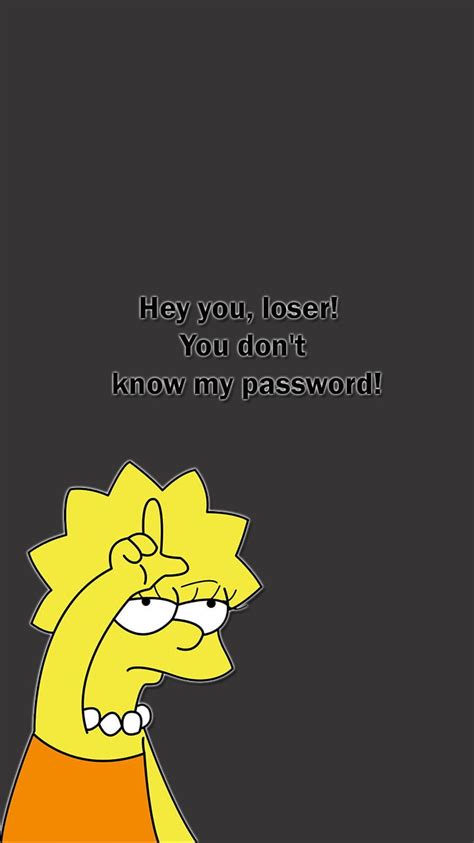 Best You Dont Know Password Tumblr De Bart You Don T Know My Password Hd Phone Wallpaper Pxfuel