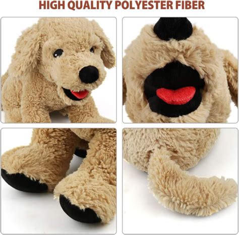 Lotfancy Golden Retriever Stuffed Animals Soft Cuddly Puppy Dog Plush