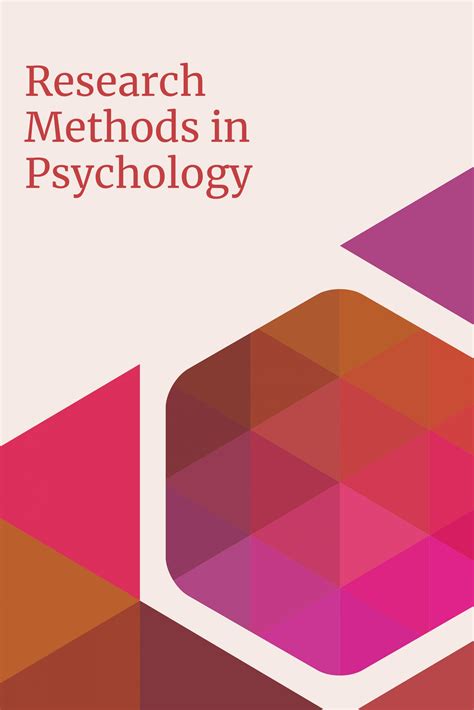 Research Methods In Psychology Open Textbook