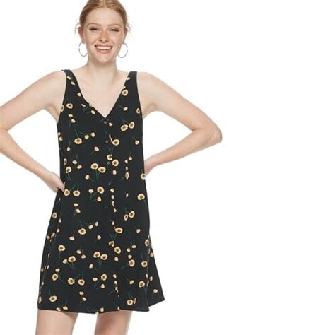 Popsugar Button Front Dress Cheap Summer Dresses From Popsugar At Kohls 2019 Popsugar