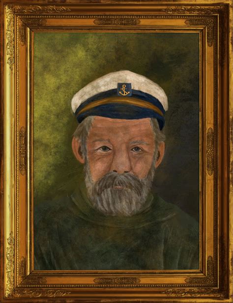 Vintage Sea Captain Portrait Printable Wall Art Vintage Etsy