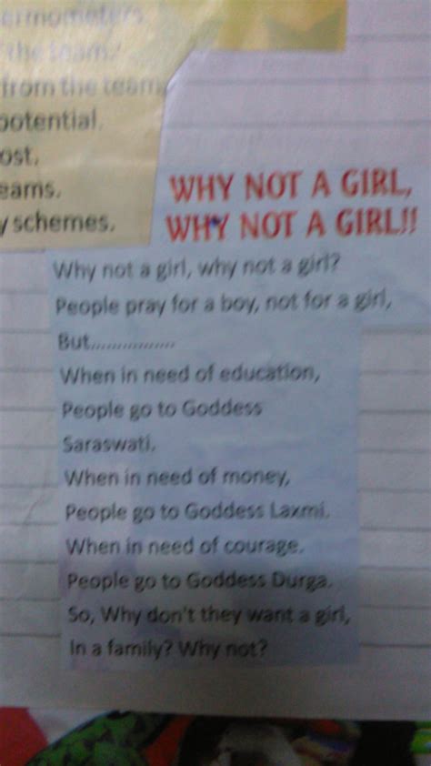 Poem On Save Girl Child