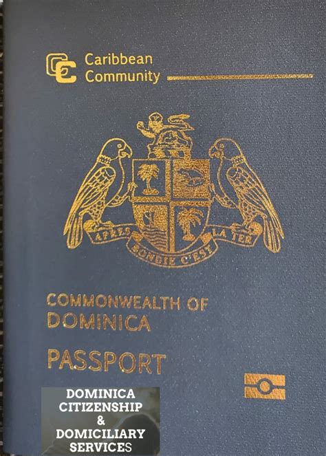 Dominica S Electronic Passport Specimen Dominica Domiciliary Services