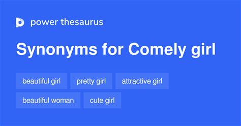 comely girl synonyms 301 words and phrases for comely girl