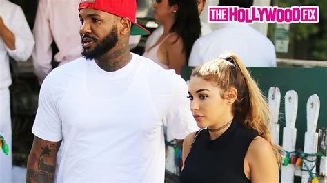 The Game And Chantel Jeffries Enjoy A Romantic Lunch Date Together At The