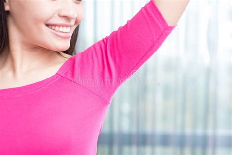 Woman With Armpit Stock Photo Image Of Woman Toothy 91159948