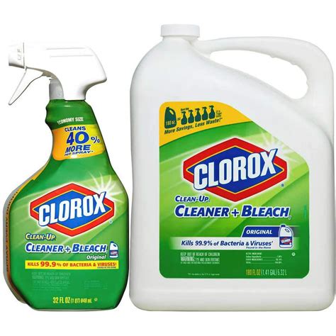 Clorox Clean Up Cleaner Spray With Bleach And Refill Combo 32 Ounce