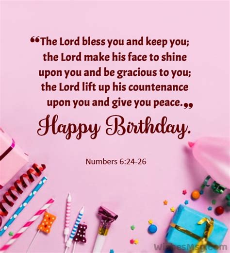 Bible Verses For Birthday Blessings Wishes Wishesmsg