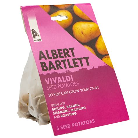 Vivaldi Albert Bartlett Seed Potatoes 5 Pack Free Uk Delivery
