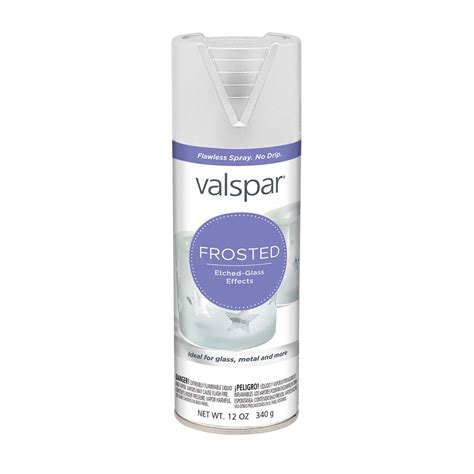 Valspar Flat Glass Frosting Spray Paint Spray Paint Actual Net