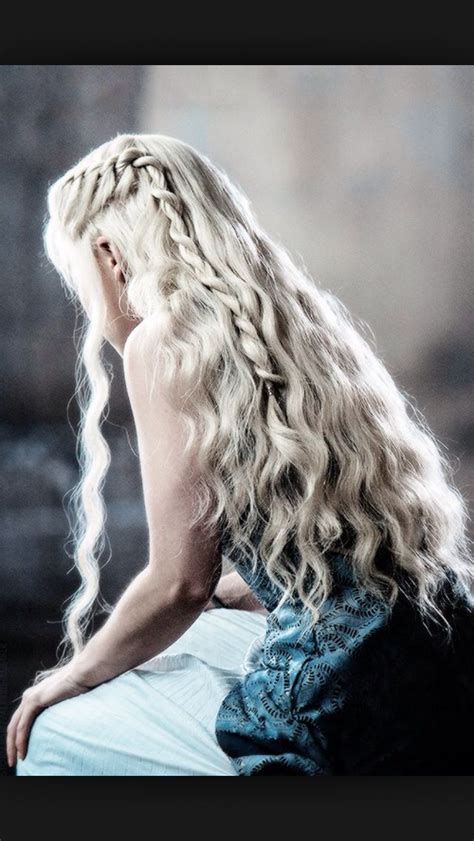 Daenerys Game Of Thrones Hairstyle Khaleesi Hair Targaryen Hair