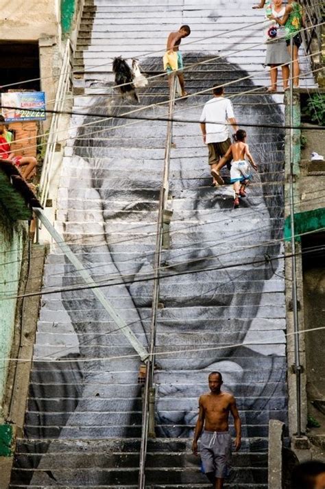 Women Are Heroes Mural Slums • Rio De Janeiro Brazil 3d Street Art