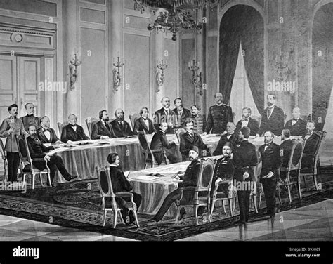 A Reproduction Of The Congress Of Berlin In 1878 Stock Photo Alamy