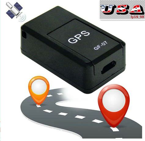 Mini Magnetic Gps Gf07 Real Time Car Locator Tracker Gsmgprs Tracking