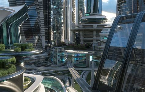 3d Central Business District City Architecture City Architecture