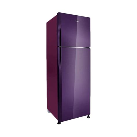 Kulkas dua pintu ini memiliki dimensi 535 x 1275 x 550 mm sehingga tidak akan memakan banyak tempat. Lemari Es Warna Ungu - LEMARILA