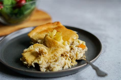 This lighter chicken noodle casserole includes a creamy base but with fewer calories and fat. Freezer Chicken and Crescent Roll Casserole - My Life and Kids