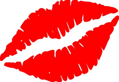 Red Lips Vector Clip Art At Vector Clip Art Online Royalty