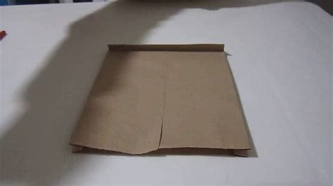 Como Hacer Bolsa De Papel Kraft En 5 Minutos Youtube