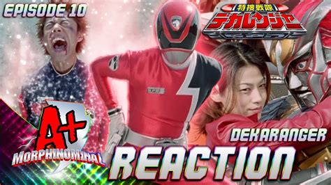 Tokusou Sentai Dekaranger Episode 10 Reaction Dekared Explodes For