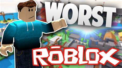 Top 10 Worst Roblox Popular Games 2017 Youtube