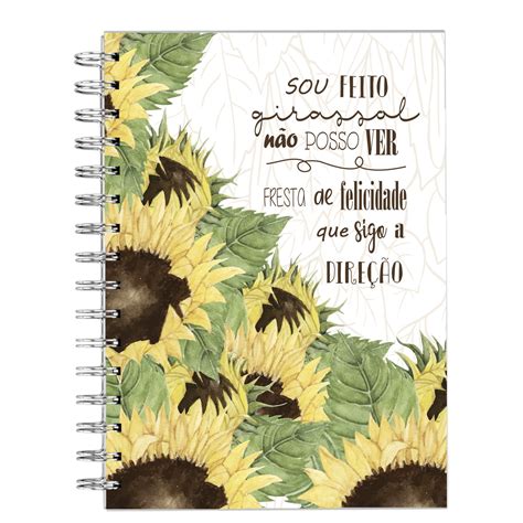 Capa De Caderno Girassol Para Imprimir