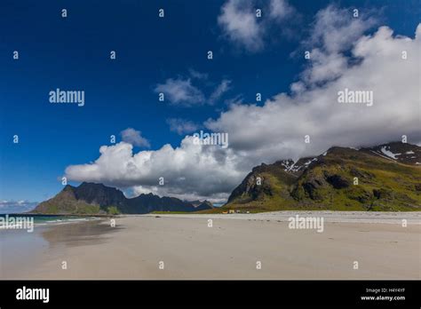 Utakleiv Beach Lofoten Islands Norway Stock Photo Alamy