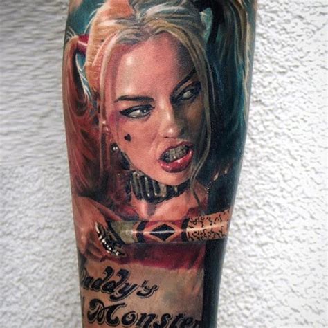 Want to see more posts tagged #crazy tattoo? Realism style colored arm tattoo of crazy woman from famous movie - Tattooimages.biz
