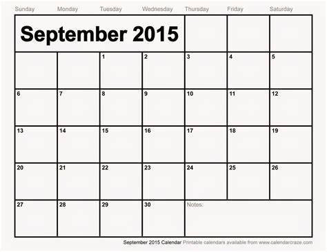 Free Printable Calendar Free Printable Calendar September Free