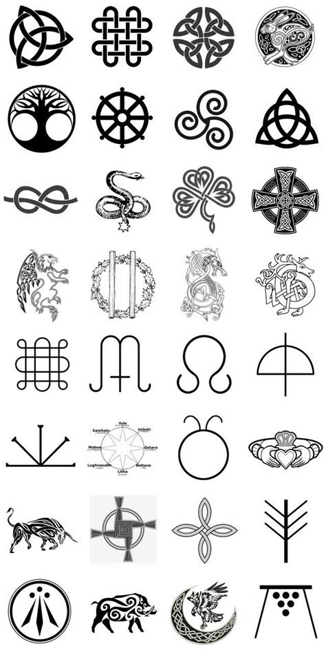 Top 30 Celtic Symbols And Their Meanings Updated Weekly Celtic Tattoo Symbols Celtic