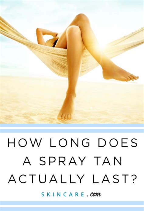How Long Does A Spray Tan Last By Loréal Tanning