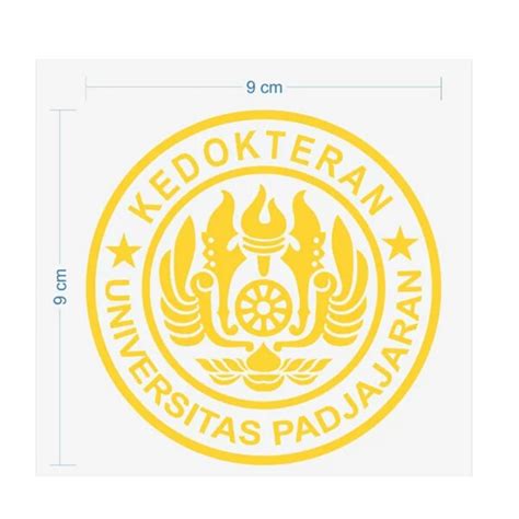 Jual Sticker Kampus Stiker Kedokteran Unpad Universitas Padjadjaran Bandung Premium Quality