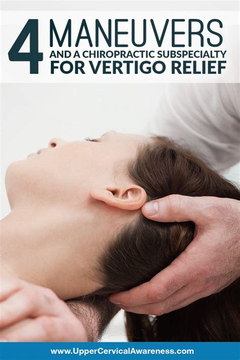 4 Ways Of Chiropractic Speciality For Vertigo Relief Vertigo Relief