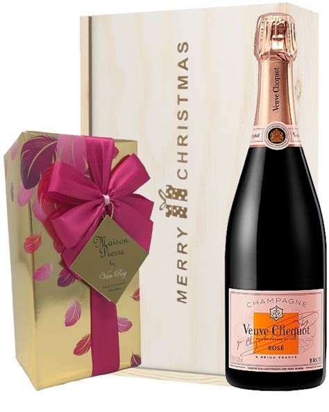 Maybe you would like to learn more about one of these? Veuve Clicquot Rose Christmas Champagne and Chocolates ...