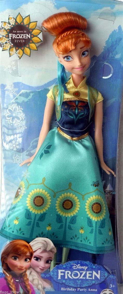 Холодное торжество Анна Frozen Fever Anna Doll 12 30 см Mattel
