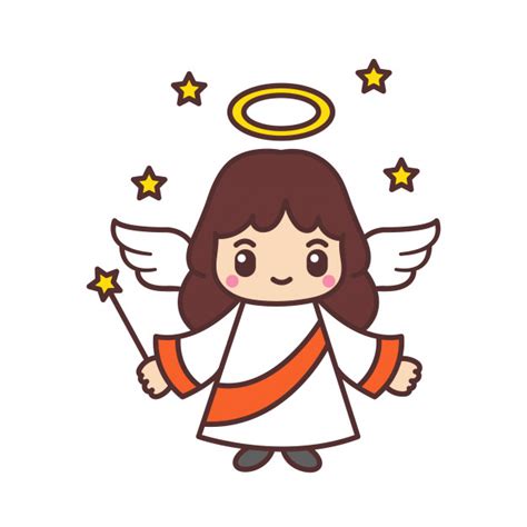 Cute Angels Cartoon Vector Premium Download