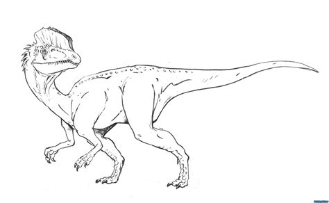 Jurassic World Indominous Rex Coloring Pages Sketch Coloring Page